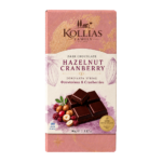 Σοκολάτα υγείας με Φουντούκι & Cranberry 90γρ