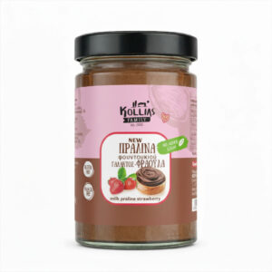 Πραλίνα Γάλακτος Φράουλα Χωρίς Ζάχαρη 250γρ
