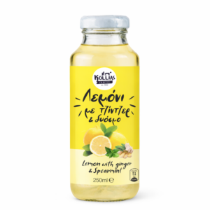 Φυσικός Χυμός Λεμόνι, Τζίντζερ και Δυόσμος 250ml