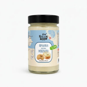 Πραλίνα Λευκή Μπισκότο 250g Χωρίς Ζάχαρη